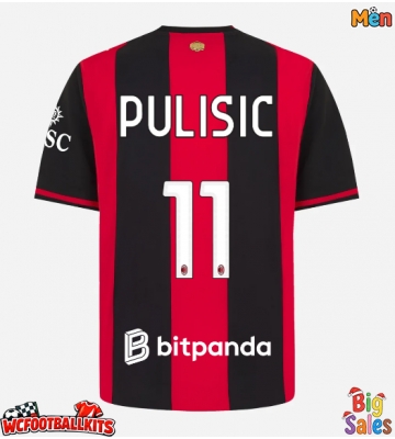 AC Milan Christian Pulisic #11 Replica Home Stadium Shirt 2026-27 Short Sleeve